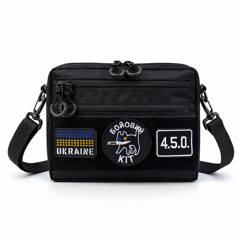 Тактична сумка EDC Cordura 600D, чорний колір